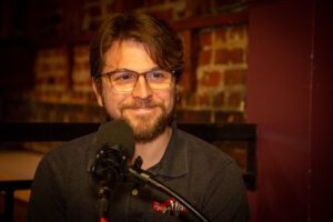 Matt Cobb, from his perch on the drum stool in Lafayette he's building a wedding and party band empire with his two bands, Rouge Krewe and Parade Route who keep the party going across the state, into Texas, and beyond