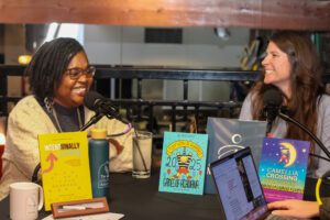 LaToya Guillory and Phyllis Weaver, Out to Lunch at Tsunami Sushi in downtown Lafayette
