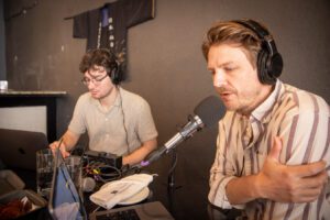 Dylan Babineaux engineers, Christiaan Mader hosts Out to Lunch Acadiana at Tsunami Sushi