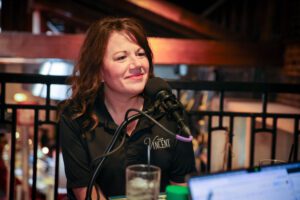 Frankie Dabney, Community Relations Director at The Vincent Senior Living, resort style living complete with two swimming pools and an entertainment schedule for over 55's in Lafayette