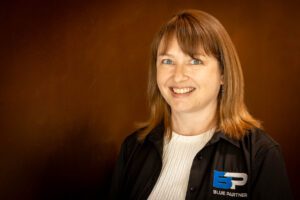 Sarah Brasseaux, Co-Founder of Blue Partner, using AI to save time, helping law enforcement officers write reports that can otherwise take up to 50% of their shift