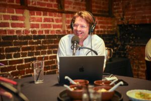 Christiaan Mader hosts Out to Lunch Acadiana at Tsunami Sushi in downtown Lafayette