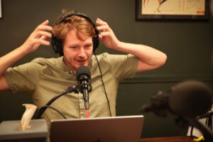 Christiaan Mader hosts Out to Lunch Acadiana at Gravy in downtown Lafayette
