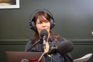 Johanna Divine sits in for Christiaan Mader hosting Out to Lunch Acadiana at Gravy Lafayette