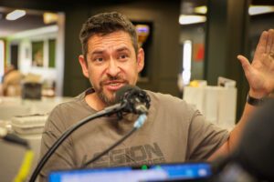Chris Strong, Co-Owner of Stronghold Collectibles. "It's a wonderful experience to speak with the experienced older collectors....and the new people who want to know what's good now."