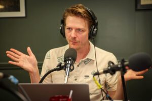 Christiaan Mader hosts Out to Lunch at Gravy in Downtown Lafayette